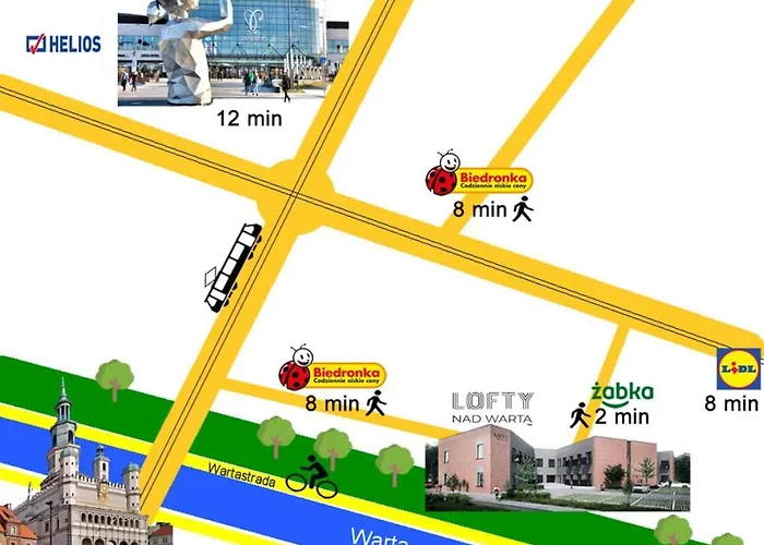 Cappuccino Lofty Nad Warta 公寓 波兹南